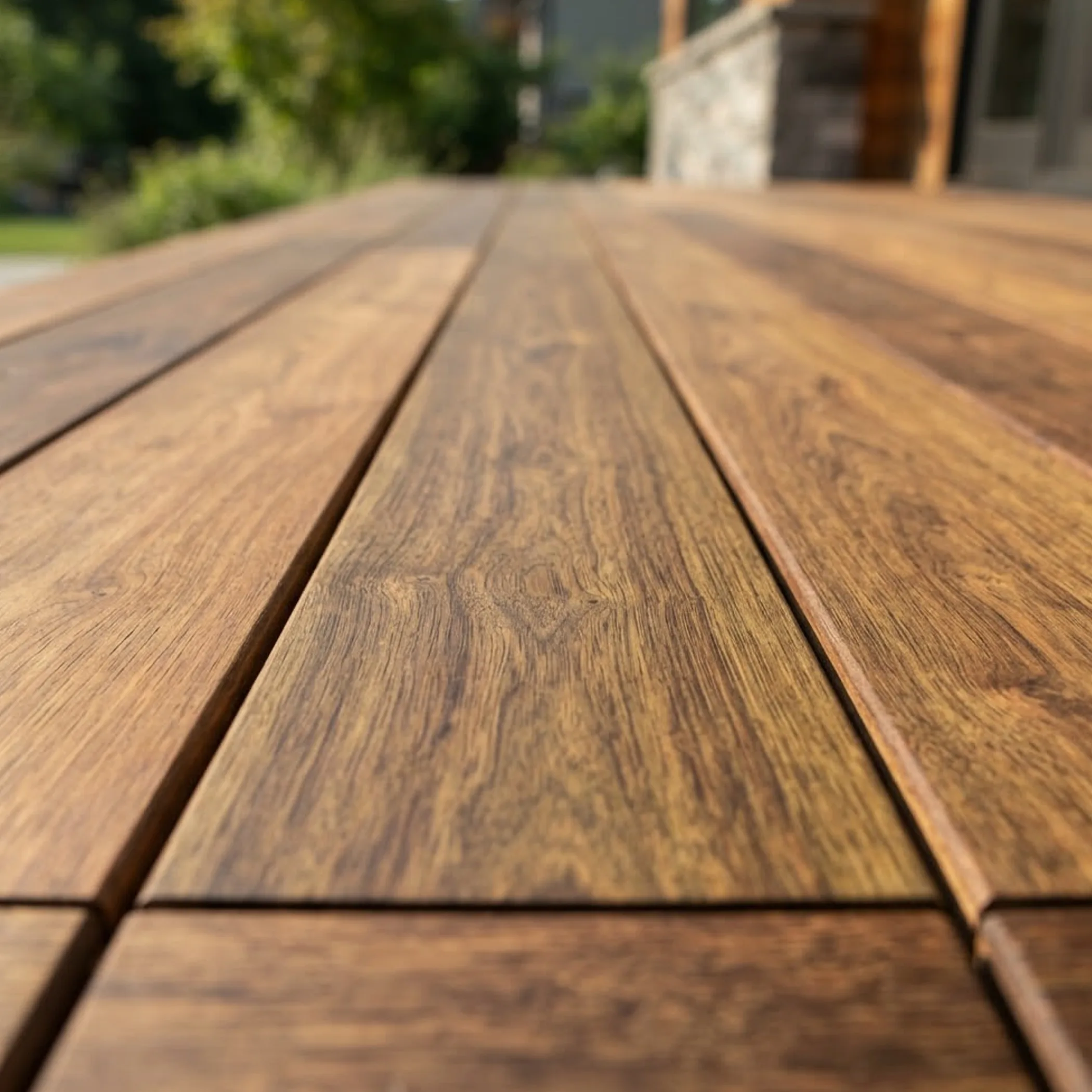 outdoor wooden deck