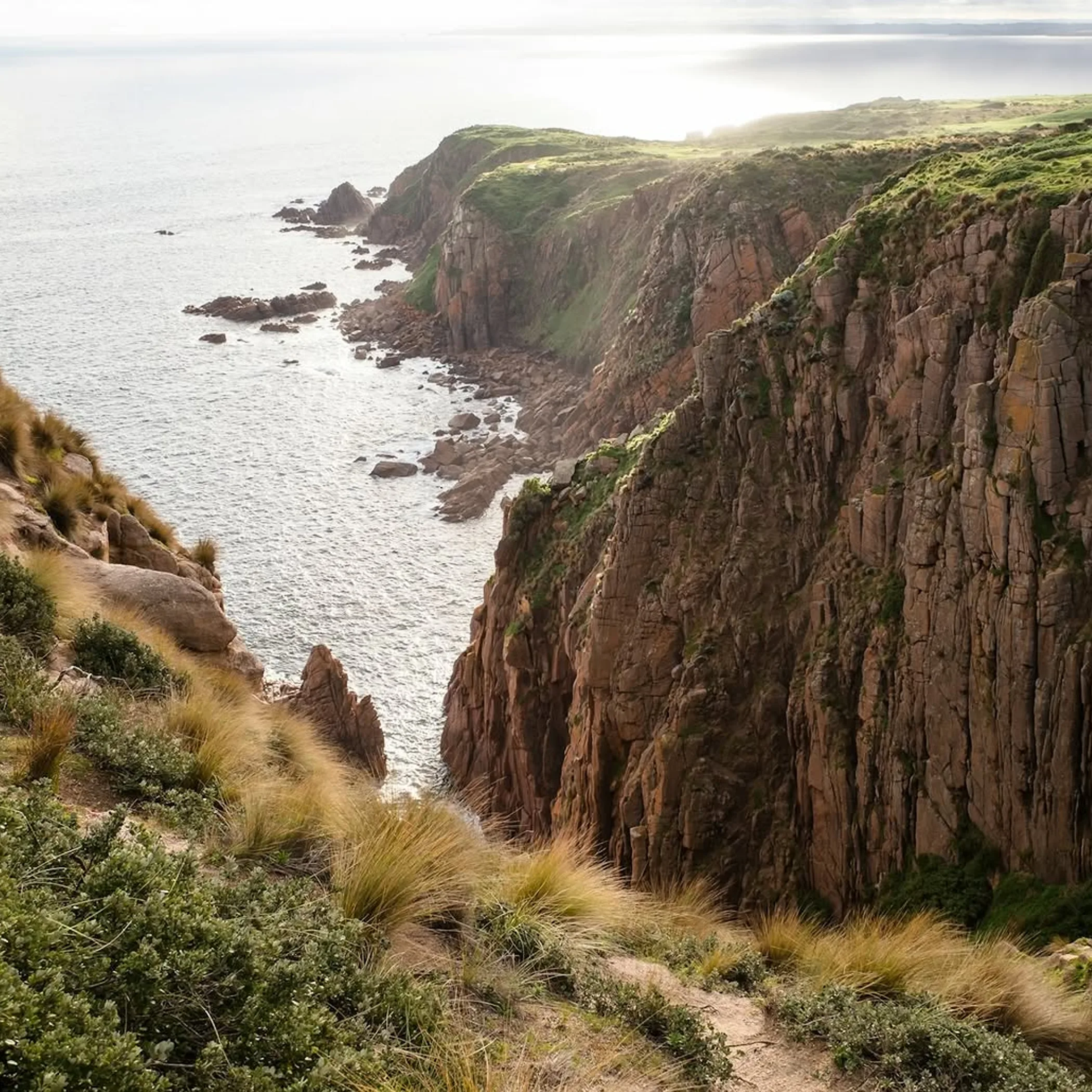dramatic phillip island coastal scenery